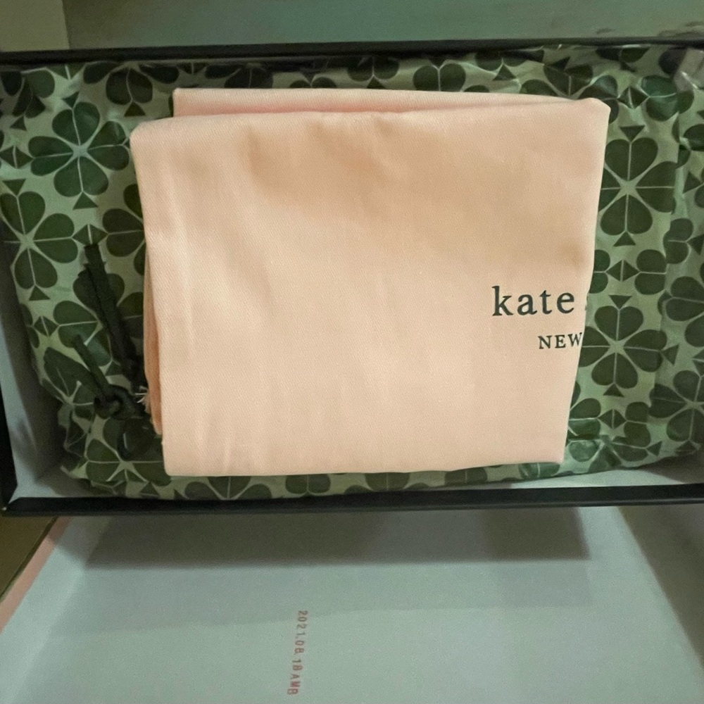 NEW kate spade Sheela Sling Taffeta with Hearts Size 8.5 - Picture 15 of 15